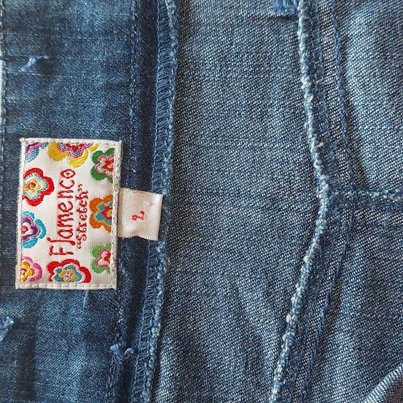 Jeans Skirt Embroidered - Picture 4 of 6